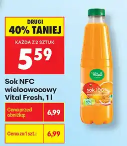 Biedronka Sok NFC wieloowocowy Vital Fresh oferta