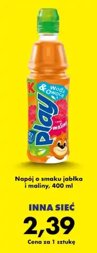 Biedronka Woda & Owoce Play o smaku jabłka i maliny oferta