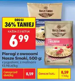 Biedronka Pierogi z owocami Nasze Smaki oferta