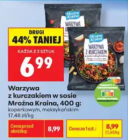 Biedronka Warzywa z kurczakiem w sosie Mroźna Kraina oferta