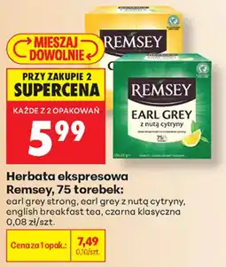 Biedronka Herbata ekspresowa Remsey oferta
