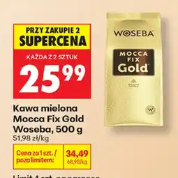 Biedronka Kawa mielona Mocca Fix Gold Woseba oferta