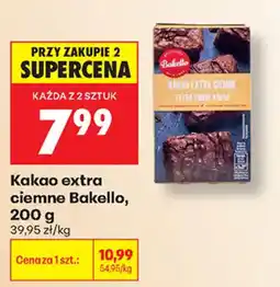 Biedronka Kakao extra ciemne Bakello oferta