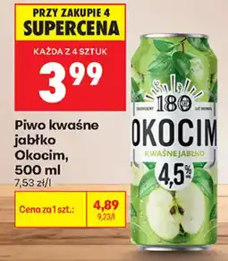 Biedronka Piwo kwaśne jabłko Okocim oferta