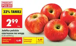 Biedronka Jabłko polskie czerwone na wagę oferta
