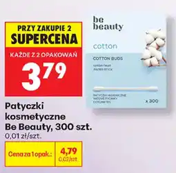 Biedronka Patyczki kosmetyczne Be Beauty oferta