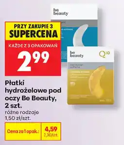 Biedronka Płatki hydrożelowe pod oczy Be Beauty oferta