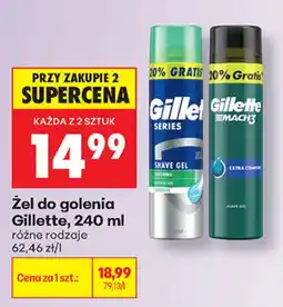 Biedronka Żel do golenia Gillette oferta