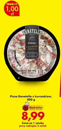 Biedronka Pizza Donatello z kurczakiem oferta