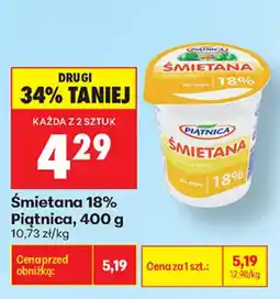Biedronka Śmietana 18% Piątnica oferta