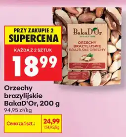 Biedronka Orzechy brazylijskie BakaD'Or oferta