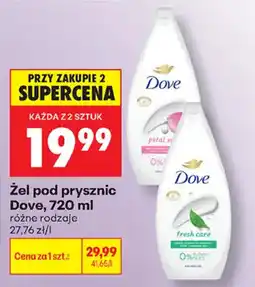 Biedronka Żel pod prysznic Dove oferta