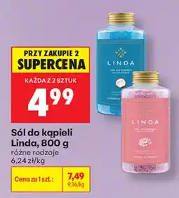 Biedronka Sól do kąpieli Linda oferta