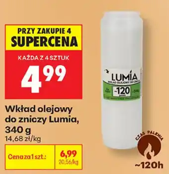 Wkład olejowy do zniczy Lumia