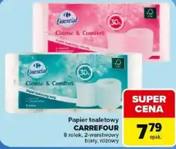 Carrefour Market Papier toaletowy CARREFOUR Classic & Comfort oferta