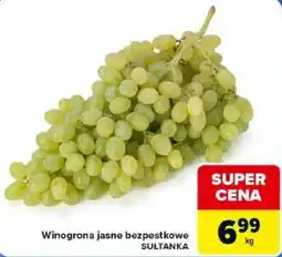 Carrefour Market Winogrona jasne bezpestkowe SULTANKA oferta
