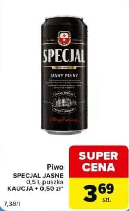 Carrefour Market Piwo SPECJAL JASNE oferta