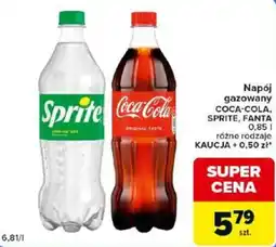 Carrefour Market Napój gazowany COCA-COLA, SPRITE, FANTA oferta