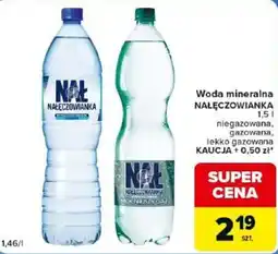 Carrefour Market Woda mineralna NAŁĘCZOWIANKA oferta