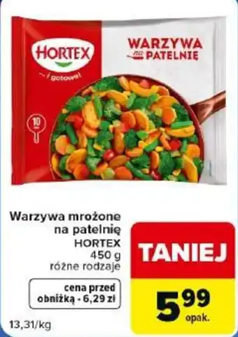 Warzywa mrożone na patelnię Hortex