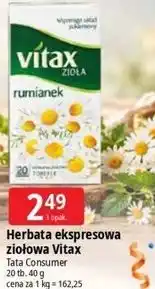 E.Leclerc Herbata ekspresowa ziołowa Vitax oferta
