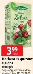E.Leclerc Herbata ekspresowa zielona Herbapol oferta