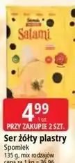 E.Leclerc Ser żółty plastry Spomlek Salami oferta