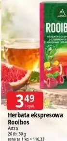 E.Leclerc Herbata ekspresowa Rooibos Astra oferta