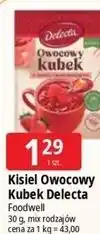E.Leclerc Kisiel Owocowy Kubek Delecta Foodwell oferta