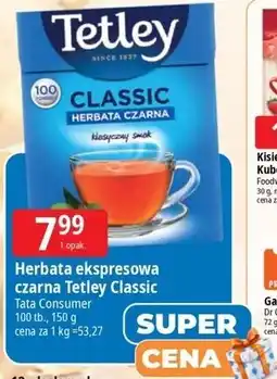 E.Leclerc Herbata ekspresowa czarna Tetley Classic oferta