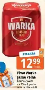 E.Leclerc Piwo Warka Jasne Pełne Grupa Żywiec oferta