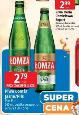 E.Leclerc Piwo Łomża Jasne/Pils Van Pur oferta