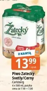 E.Leclerc Piwo Zatecky Svetly/Cerny Carlsberg oferta