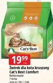 E.Leclerc Żwirek dla kota kruszony Cat's Best Comfort oferta