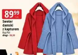 E.Leclerc Sweter damski z kapturem Raj-Pol oferta
