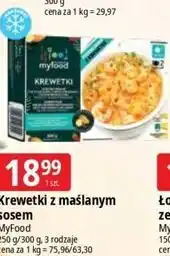 E.Leclerc Krewetki z maślanym sosem MyFood oferta