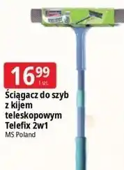 E.Leclerc Ściągacz do szyb z kijem teleskopowym Telefix 2w1 MS Poland oferta