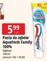 E.Leclerc Pasta do zębów Aquafresh Family 100% oferta