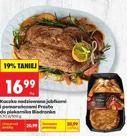 Biedronka Kaczka nadziewana jabłkami i pomarańczami Prosto do piekarnika Biedronka oferta