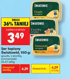 Biedronka Ser topiony Światowid oferta