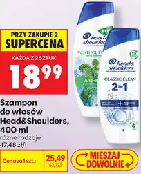 Biedronka Szampon do włosów Head&Shoulders oferta