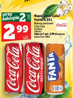 Topaz Express Napój Coca-Cola/Fanta oferta