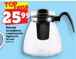Topaz Express Dzbanek żaroodporny z zaparzaczem Agata oferta