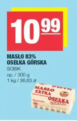 EuroSPAR Masło 83% Osełka Górska Sobik oferta