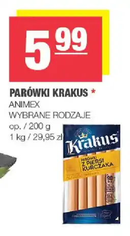 Spar Parówki Krakus oferta