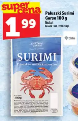 Topaz Express Paluszki Surimi Garso oferta