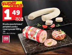 Topaz Express Kiszka pasztetowa/polędwiczanka z warzywami JBB oferta