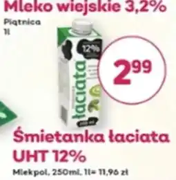 Bliski Śmietanka Łaciate UHT 12% oferta