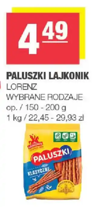 Paluszki Lajkonik Lorenz