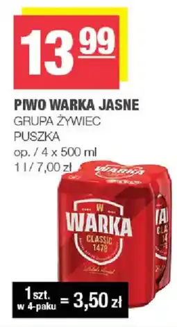 Spar Piwo Warka Jasne oferta